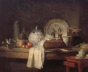 Jean Baptiste Simeon Chardin Housekeeper s kitchen table Spain oil painting artist